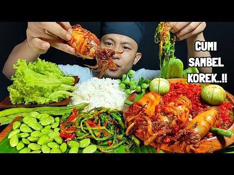CUMI SAMBEL KOREK‼️SELADA SAMBEL, LALAPAN MENTAH