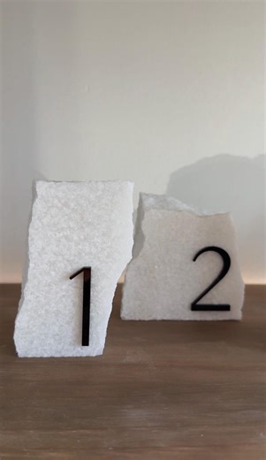 Wedding Marble Table Numbers Black White Acrylic Table Numbers Natural Stone White Marble Event Party Organization Dinning Table Numbers - Etsy