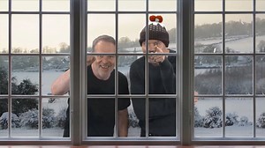 163K views · 1.5K reactions | Chris and Dom prank Johnny, Toby and Dan with their fake snow window.  | The Chris Moyles Show On Radio X | Facebook