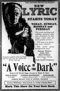 A Voice in the Dark (1921) - Movie