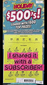 My Biggest Win Ever on Winning Scratch Off Tickets… And I Shared It! #bigwin #lottery #scratchers