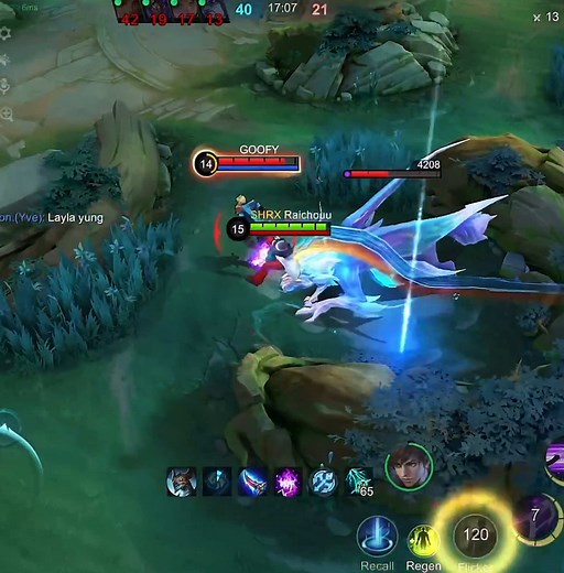 Finger Heart Double Dash Chou in MLBB