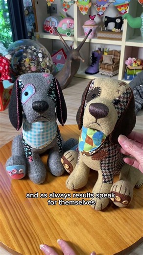 Patchwork Dog PDF Pattern with Video tutorial