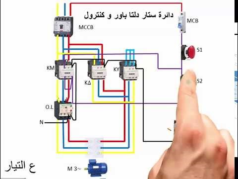 الدرس 12 شرح دائرة ستار دلتا للمبتدئين(star-delta cercut from A to Z) من الألف للياء (الجزء الثاني)