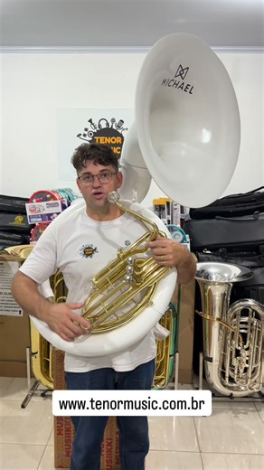TENOR MUSIC Instrumentos Musicais on Instagram: "Sousafone Michael Novo"