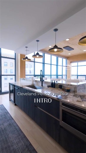 Cleveland Penthouse Tour — Three Beds, Four Baths & Skyline Views