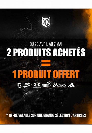 Offre Spéciale Foot Korner : 3 Produits pour le Prix de 2
