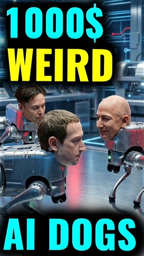 They Actually Made Robot Dogs With Human Faces 😱 #beepleart