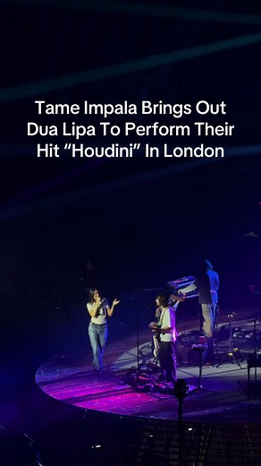 Tame Impala & Dua Lipa Perform “Houdini” Live in London