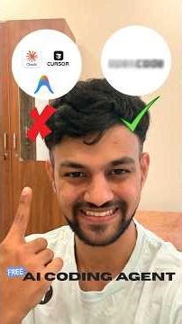 Stop paying for AI coding tools 💸 | #shorts #coding #free