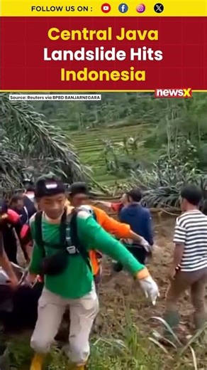 #landslidenews | Indonesia Landslide in Central Java Kills Two #indonesia #centraljava #shorts