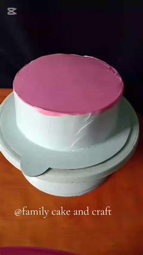 Alhamdulillah ☺️ simple cake 🥰🥰 #follower #follower #foryou #floralcake #vanila