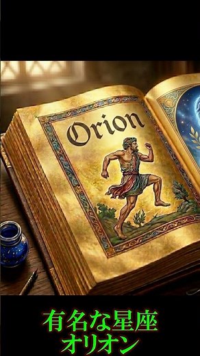 【ギリシャ神話】（星座の物語）オリオンの一言が変えた世界..ほとんど知られていない..その星座の意味とは.. 続きは是非本編物語をご覧ください