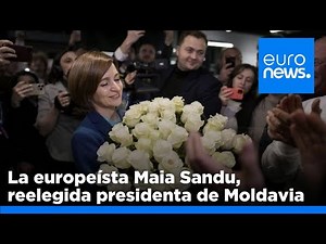 La presidenta de Moldavia gana pero denuncia injerencias rusas en las elecciones a la presidencia
