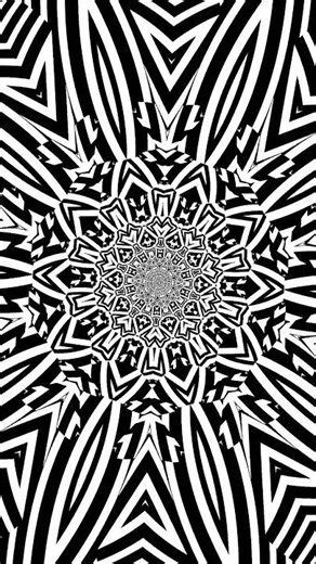 Perception-Warping Fractal Illusion | Hypnotic Mandala Symphony | #mindbending #trippy