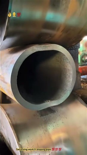 Safety shaping metal pipe in manufacturing process