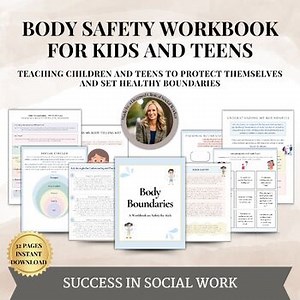 Kids and Teen Body Safety Workbook, Body boundaries and protection for kids play