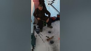 Ice fishing Down in a hole 7 fishingfails fishing fails