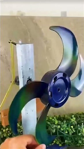 Genius DIY Mechanical Fan Project Using Rubber Band and Bearings