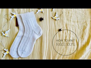 How to knit Basic unisex socks on Magic Loop. My first video with voice - Tutorial by CozySocksStore