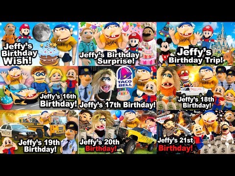 *EVERY SINGLE* Jeffy's Birthday Video! (SML Marathon)