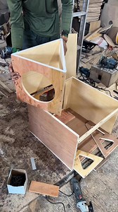 w-bin box assembly process #speakerbox #woodworking #woodwork #tutorial | Joko Siswomiharjo