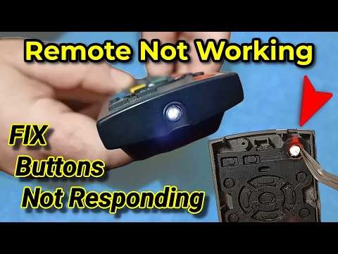 How to Fix Any TV Remote with Aluminum Foil (TV Remote Not Working Power Button, Not Responsive)