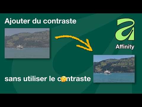 Affinity photo, contrast without contrast