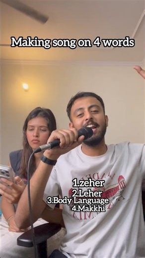 Making song on 4 random words. #music #hiphop