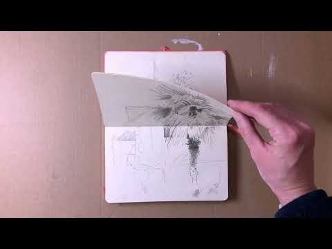 Oil Pastel Drawings & Short Trips around Wales