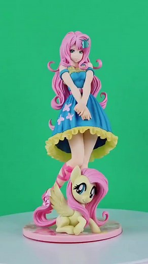 A 360° look at Fluttershy 💗 #theunicorntoybox #toycollector #mlp #kotobukiya #fluttershy