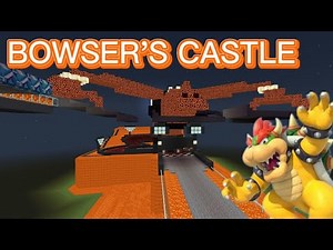 S2 Bowser's Castle - Mario Kart in Minecraft