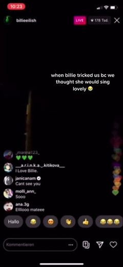 billie’s live, 4/20/20 #fyp #foryou #billieeilish #lovely #happierthanever