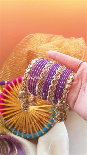 Bride’s Favourite ✨ Customised Metal & Glass Bangles for Wedding & Bridal Looks 💖