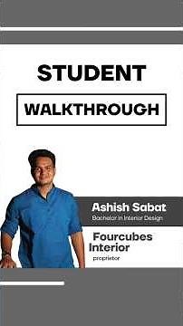 Student Portfolio Showcase | Ashish Sabat | Interior Design | Floret College - Dombivli