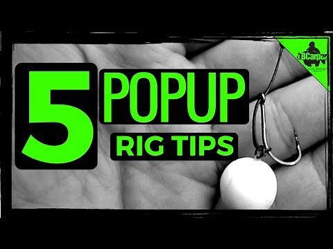 5 CARP FISHING POPUP RIG TIPS 😀