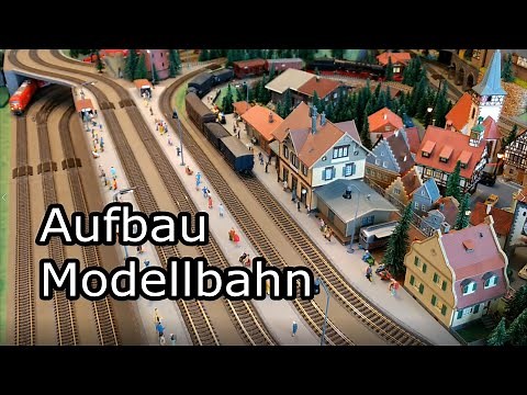 Building steps model railway Tannenhofen