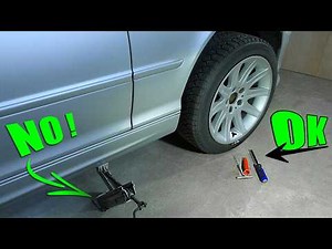 2 minutes, Replace Valve Stem With Tire ON Car!
