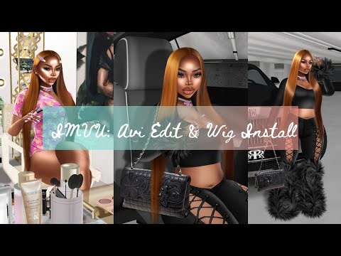 IMVU: 3-in-1 Avatar Edit & Wig Install Tutorial 🖤✨