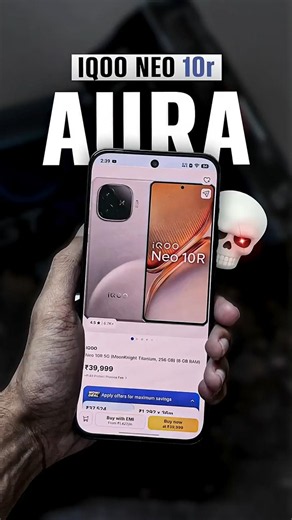 Iqoo Neo 10r Aura💀📈 #shorts #iqooneo10r #iqoo