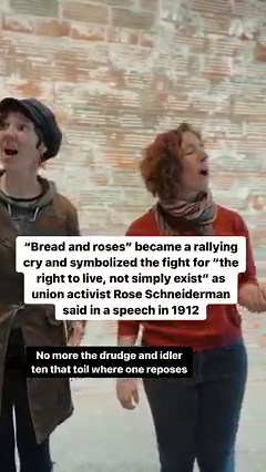 The Bread and Roses strike defied the expectations of more conservative labor leaders, who thought that the workforce of mostly women and immigrants couldn’t be organized 🍞🌹 The slogan inspired James Oppenheim to write a poem, which has been set to music a number of times. We based our arrangement on the oldest version of the melody, written by Martha Coleman 🍞🌹Filmed at The FAR Center for Contemporary Arts — check them out if you’re in Bloomington IN | Windborne
