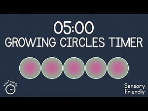 Growing Circles! Simple 5-Minute Sensory Timer for Kids