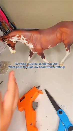 Please tell me someone can relate! #craft #breyer #breyermodelhorse #breyers #relatable #viral