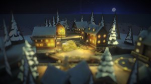 Snow Village - Download Free 3D model by Nelib