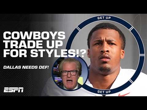 Cowboys should TRADE UP to draft Sonny Styles!? Mel Kiper Jr. says Dallas NEEDS defense 😮 | Get Up