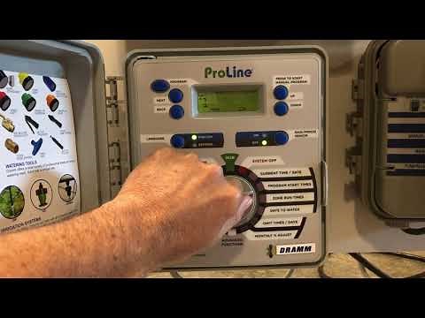 ProLine Irrigation Controller Basic Setup