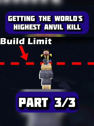 Achieving the World’s Highest Anvil Kill in Minecraft
