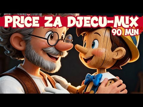 Animirane Priče Za Djecu s Pjesmicama 📖 Pinokio, Crvenkapica, Tri Praščića , Snjeguljica ✔ Hrvatski