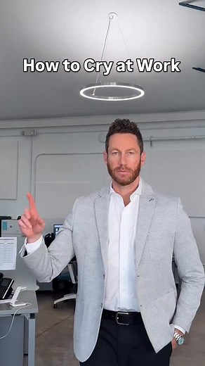 How to cry at work #workhumor #worklife #work | Mike Weston