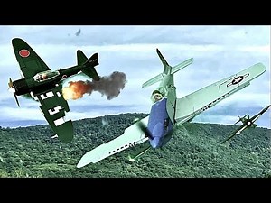 Lego / Cobi Mustangs vs Zeros Air Battle - Dogfight Stop Motion